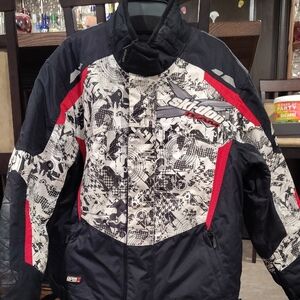 Ski-Doo Men's Black and Red Snowmobiling Jacket